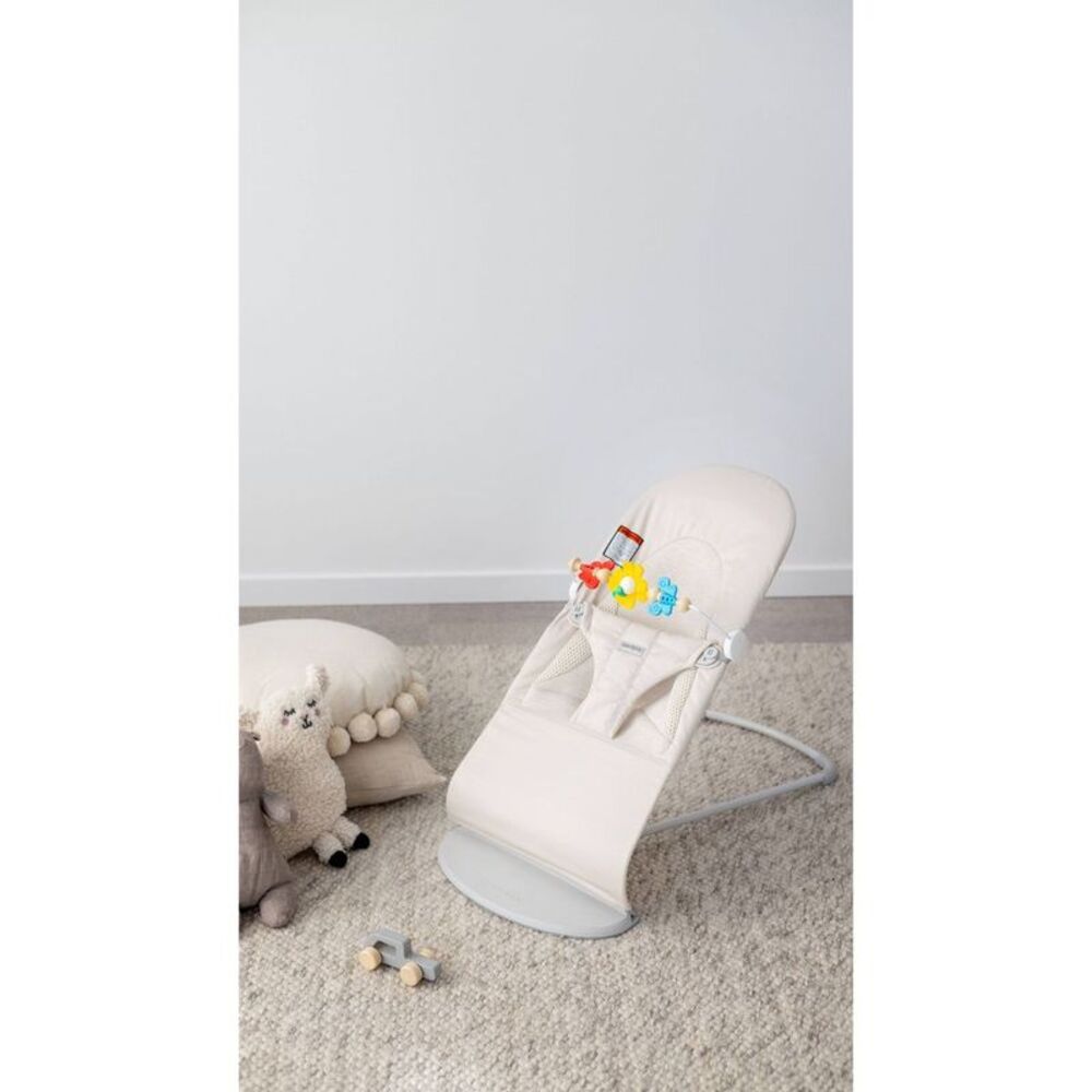 BabyBjorn -  Bouncer Tri-Fabric with Toy Bar - Beige Beige - Picture 3 of 6